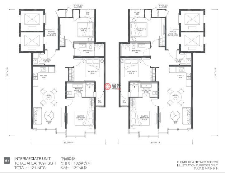 马来西亚PenangTanjong Tokong的公寓，编号53315283