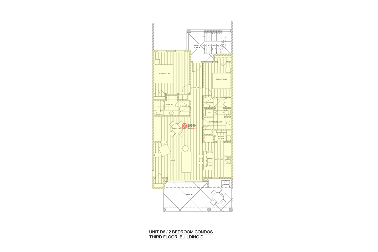 洪都拉斯海湾群岛Roatán的公寓，Oceanfront Condominium D6 Watercolors Resort 3rd Floor Building D，编号76872639