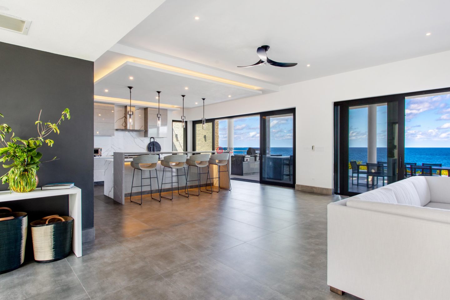 安圭拉AnguillaAnguilla的独栋别墅，Black Garden Bay Villa Reve Noir，编号76712396