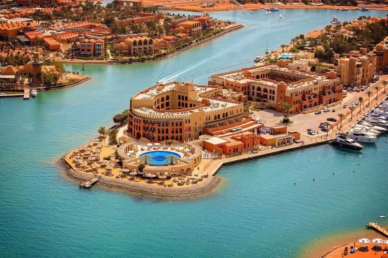 埃及萨尔瓦多加扎勒艾哈迈尔古尔代盖的独栋别墅，El Gouna，编号78308055