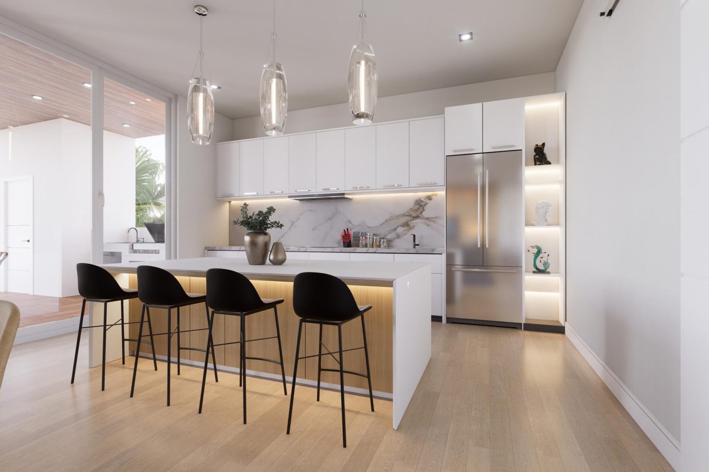 特克斯與凱科斯群島的独栋别墅，Lakefront Luxury Villa Venetian Road，编号78509768