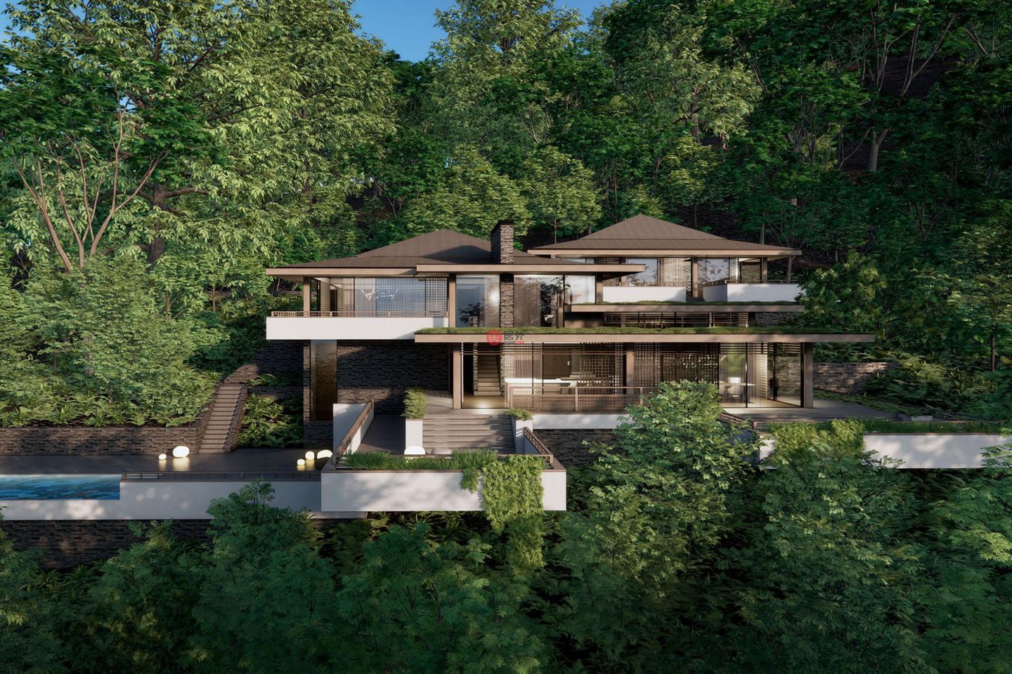 荷兰加勒比区Saba的独栋别墅，Haiku Inspired Extraordinary Villa，编号71601180