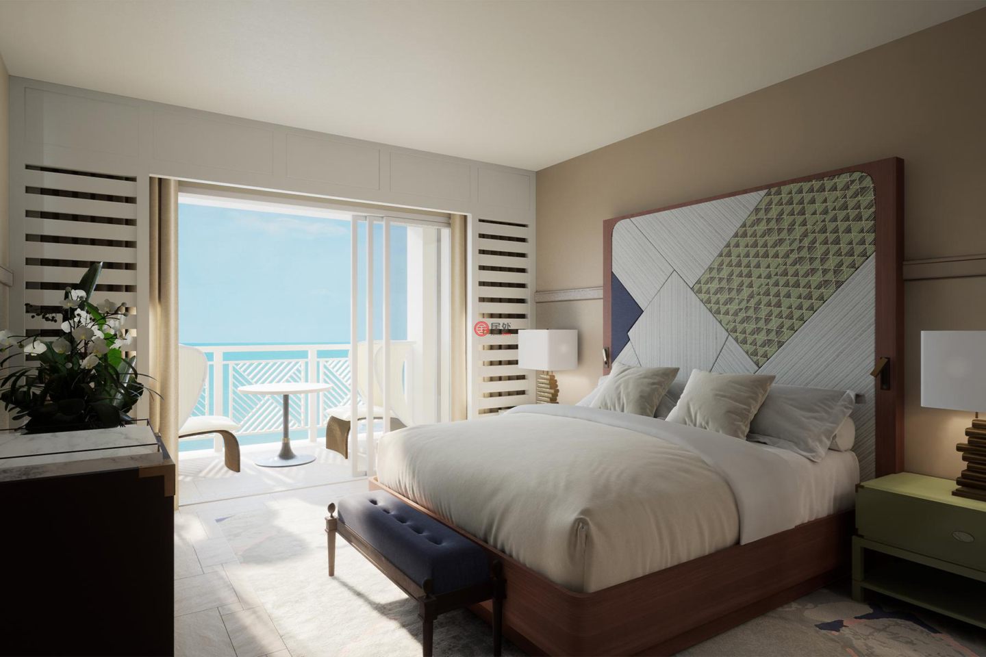 百慕达的公寓，The Residences at St. Regis Bermuda - Gates Bay Unit 3B St. Catherine's Beach，编号51824196
