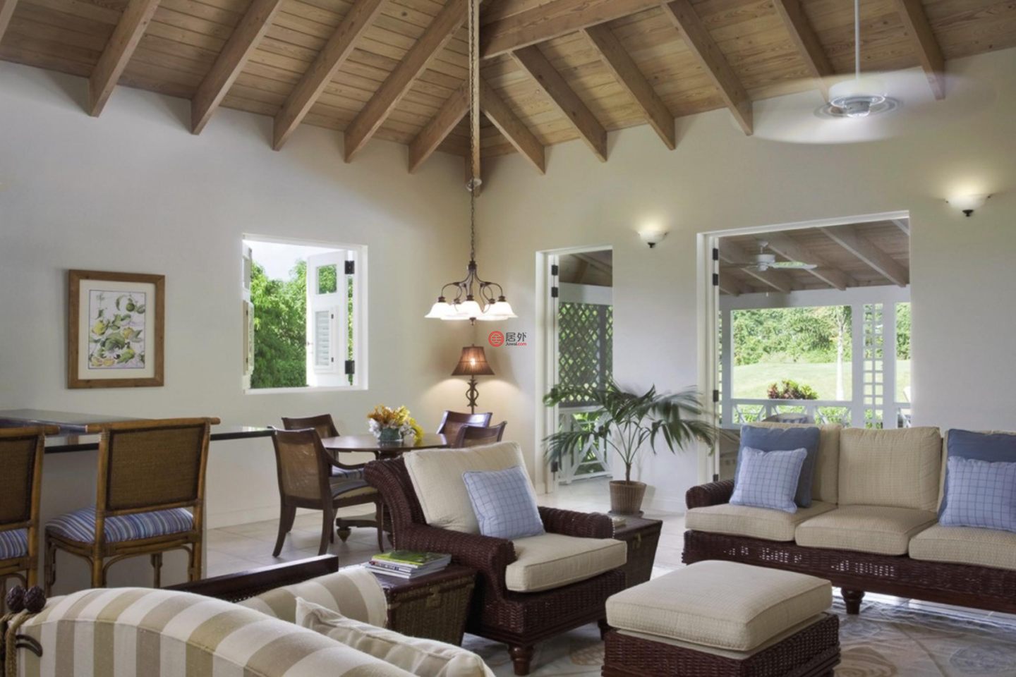 圣克里斯托弗和尼维斯岛NevisSt. Thomas Lowland的独栋别墅，Nevisian Retreat Palm Grove Villa 1437，编号77810516