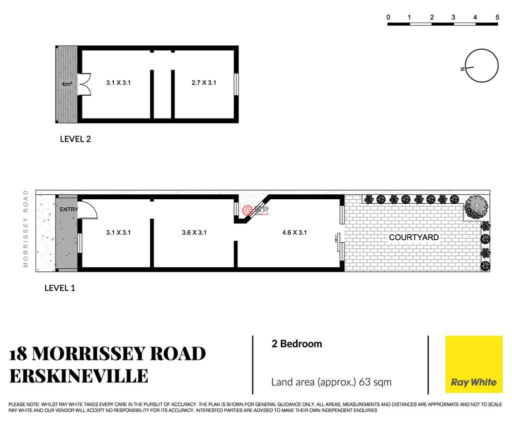 澳大利亚新南威尔士州Erskineville的独栋别墅，18 Morrissey Road，编号53371858