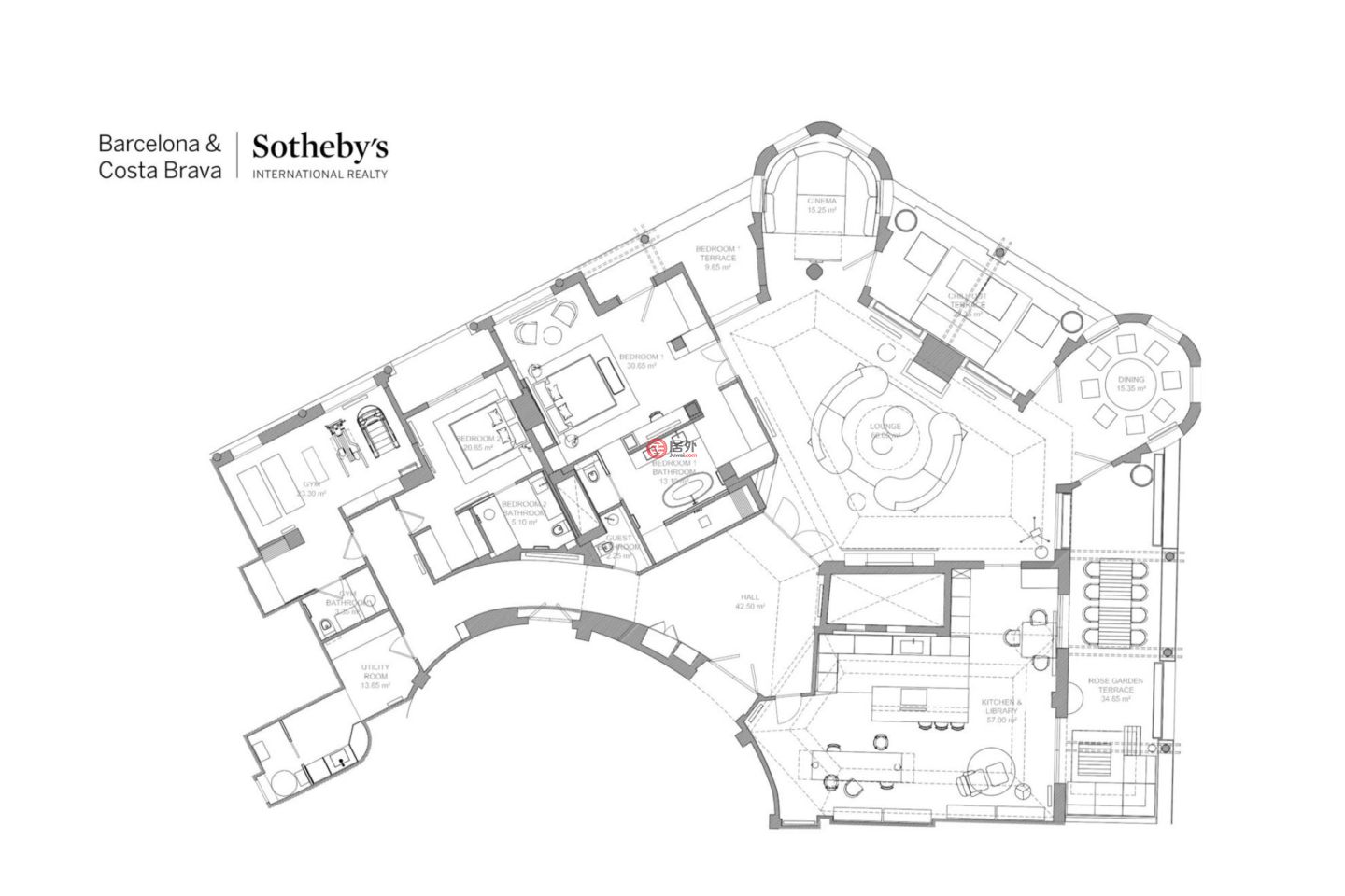 西班牙BarcelonaBarcelona的公寓，Avenida Diagonal 524，编号77090337