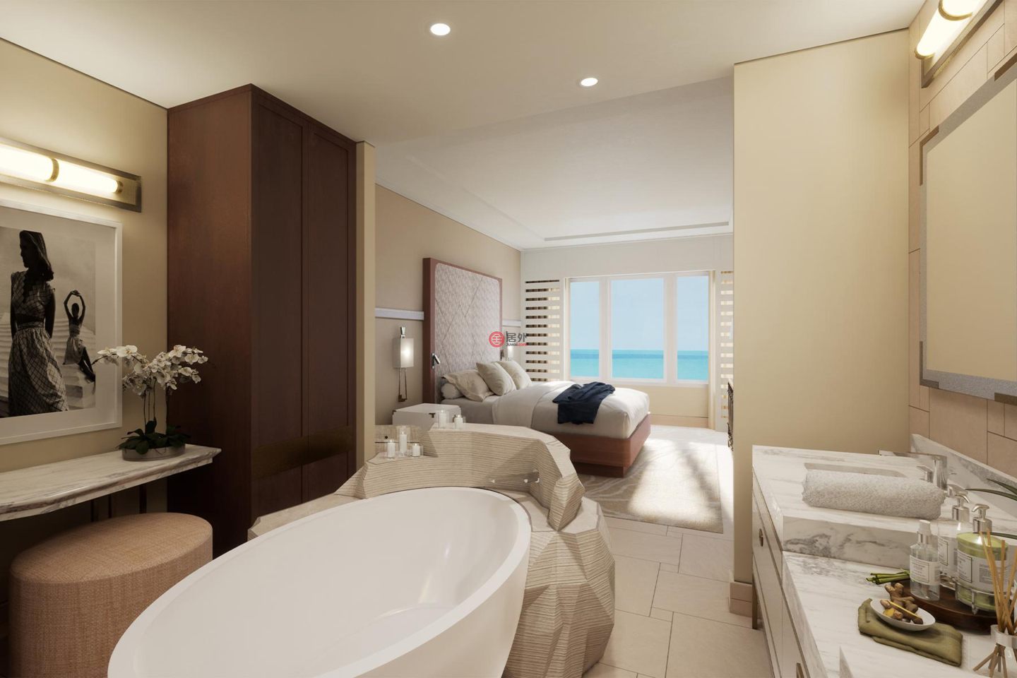 百慕达的公寓，The Residences at St. Regis Bermuda - Gates Bay Unit 4B St Catherine's Beach，编号51824214