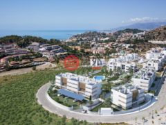 西班牙安达卢西亚Málaga的多单元，Contemporary apartment with sea views in Colinas de Limonar Mal，编号75832018