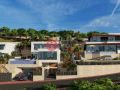 西班牙瓦伦西亚卡尔佩的独栋别墅，Calpe's Panoramic Marvel: A Modern Villa with Breathtaking Sea a，编号75831736