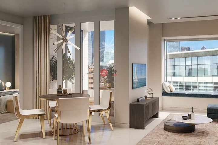 英国伦敦1卧1卫新开发的公寓