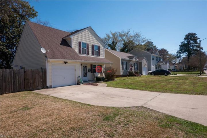 美国诺福克3卧2卫的独栋别墅