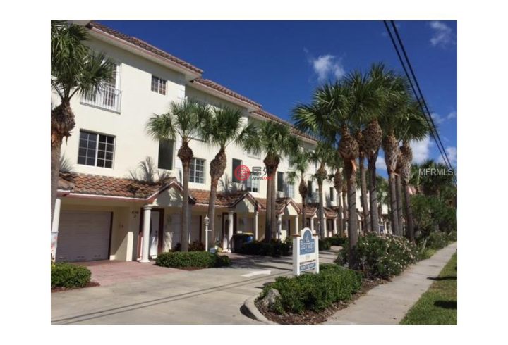 美国佛罗里达州克利尔沃特比奇的联排别墅,656 bayway boulevard,编号