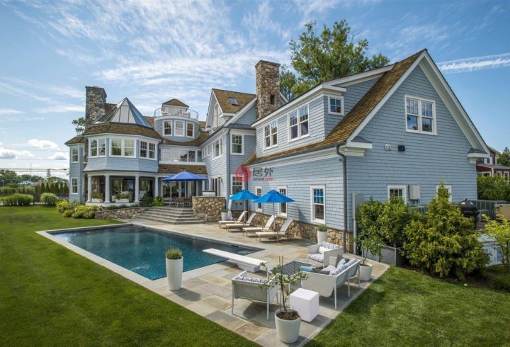 美国康涅狄格格林威治6卧7卫的独栋别墅